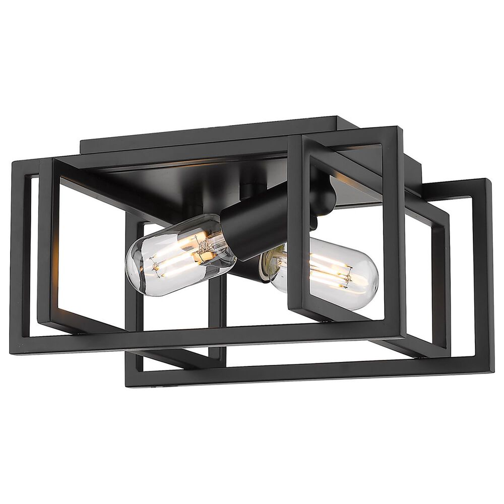 Golden Lighting Tribeca Flush Mount in Matte Black, , large