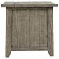 Waltham Telluride Chairside Table in Driftwood, , large