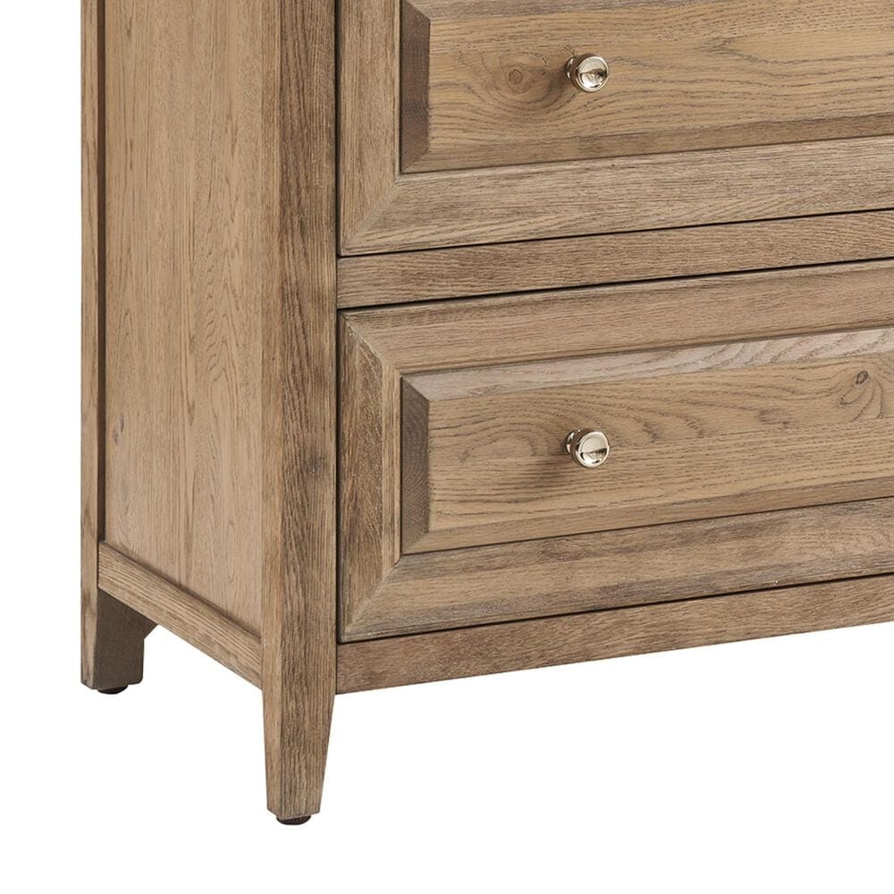 Universal Furniture Weekender 5-Piece King Panel Bedroom Set in Sand Dune and Natural, , large