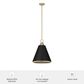 Hunter Klein 16" 3-Light Pendant in Alturas Gold, , large
