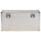 Baxton Studio Serge Storage Trunk in Silver, , large