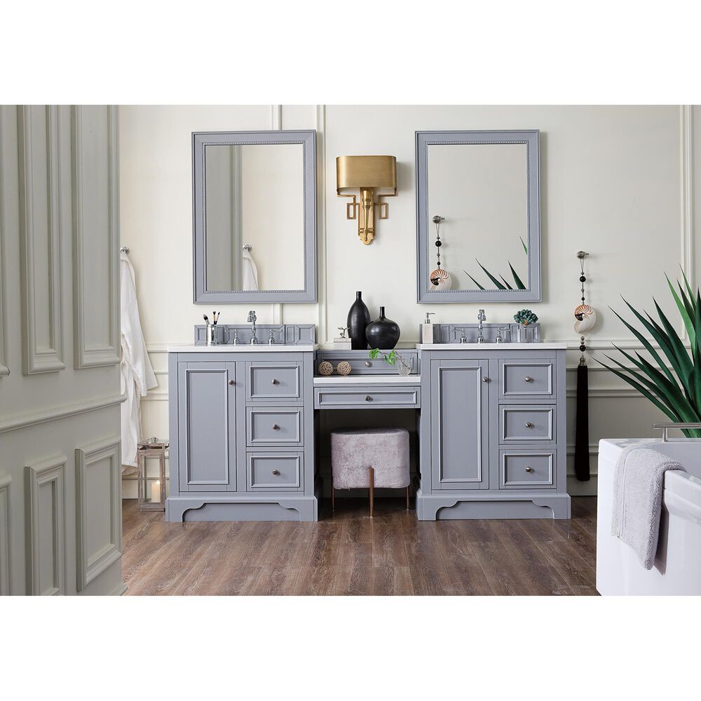 James Martin Vanities De Soto 22&quot; Drawer Unit Top in Silver Gray, , large