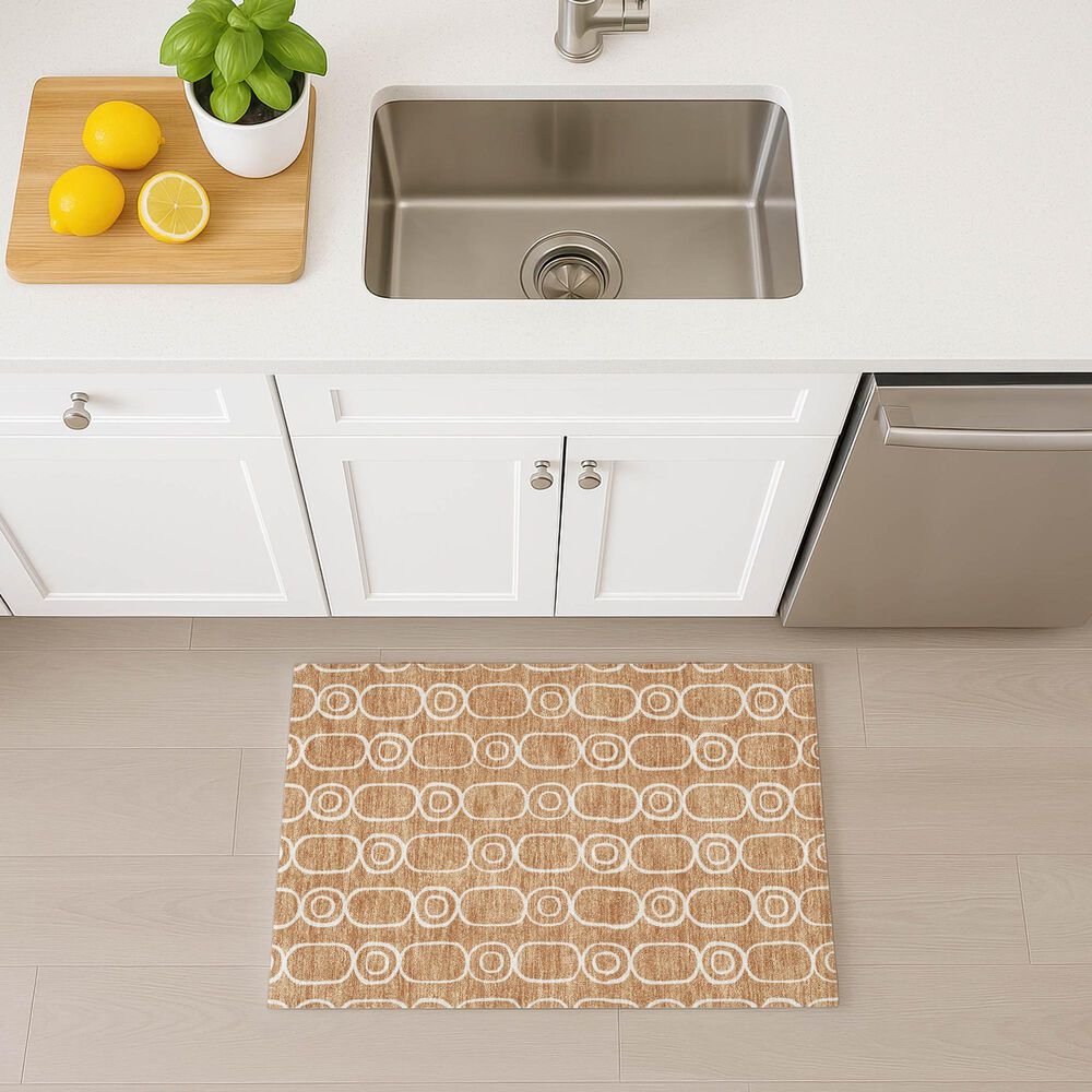 Dalyn Rug Company The Reserve TR6 Copper 1&#39;8&quot; x 2&#39;6&quot; Indoor/Outdoor Area Rug, , large