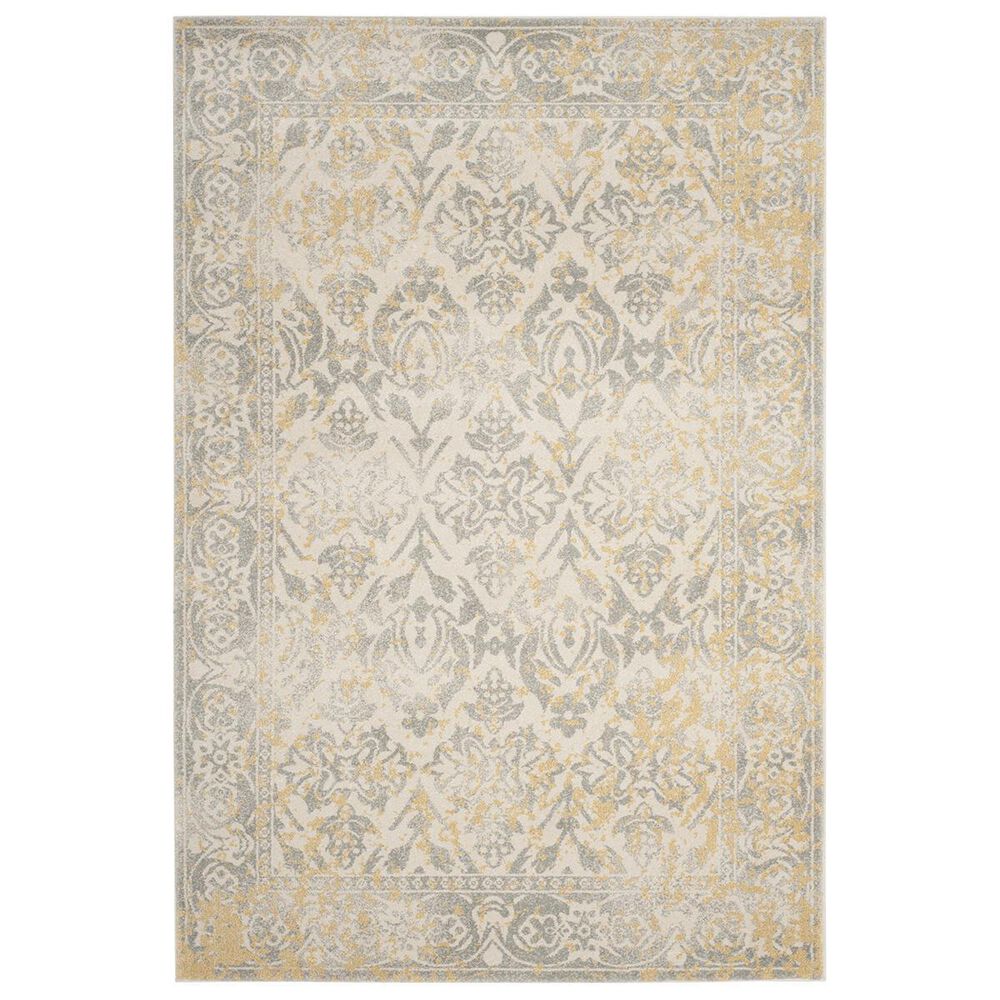 Safavieh Evoke EVK264D-4 4" x 6" Ivory/Grey Area Rug, , large