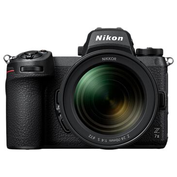 Nikon Z 7II Mirrorless Digital Camera with 24-70mm f/4 S Lens in Black, , large