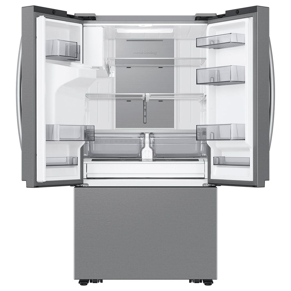 Samsung 30 Cu. Ft. 3-Door French Door Refrigerator with Family Hub in Stainless Steel, , large