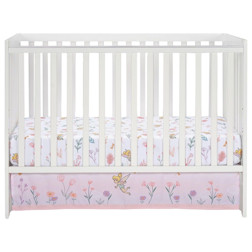Lambs and Ivy Tinker Bell 3-Piece Baby Crib Bedding Set in Pink, Lavender, White and Multicolor, , large