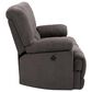 CorLiving Lea Power Reclining Console Sofa with Cupholders & USB Port in Grey, , large
