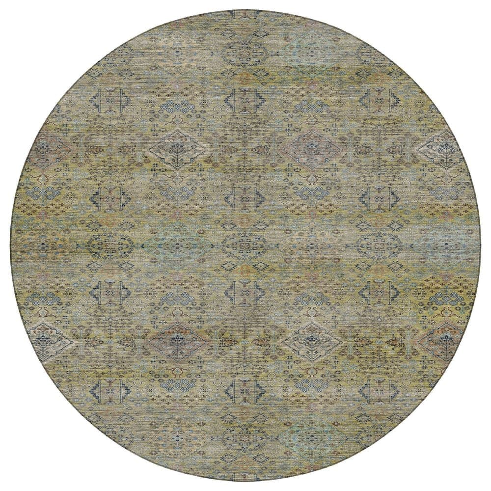Dalyn Rug Company Aristo Aloe 8" Round Area Rug, , large