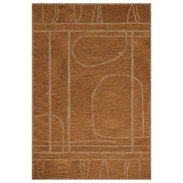 Jeremiah Brent x Loloi Barrow Clay and Natural 2" x 5" Runner, , large