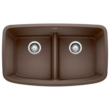 Blanco Valea 50/50 Equal Double Low Divide Sink in Cafe, , large
