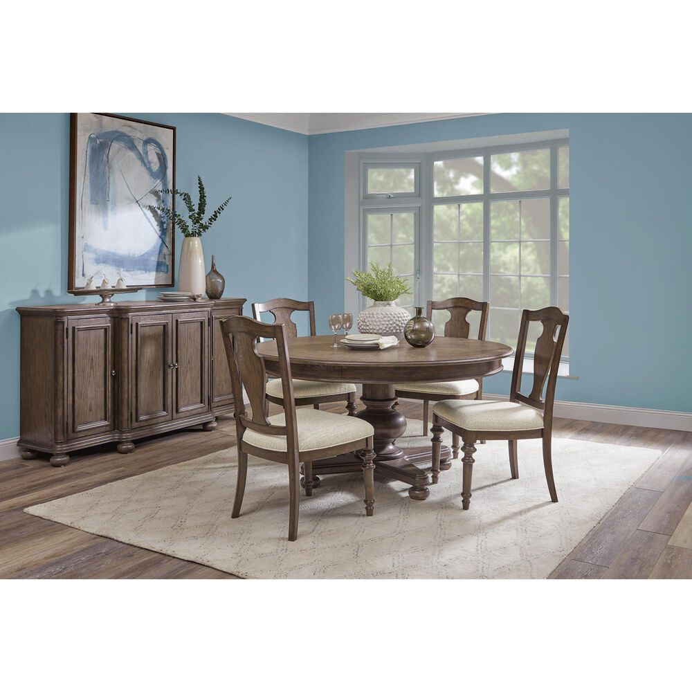 Chapel Hill Saddle Creek Side Chair in Medium Wood, , large