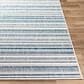 Surya Eagean EAG-2337 Navy, Light Blue, Blue and White 8"10" x 12" Indoor/Outdoor Area Rug, , large