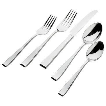 Godinger Silver Chisel Mirrored 20-Piece Flatware Set in Stainless Steel, , large
