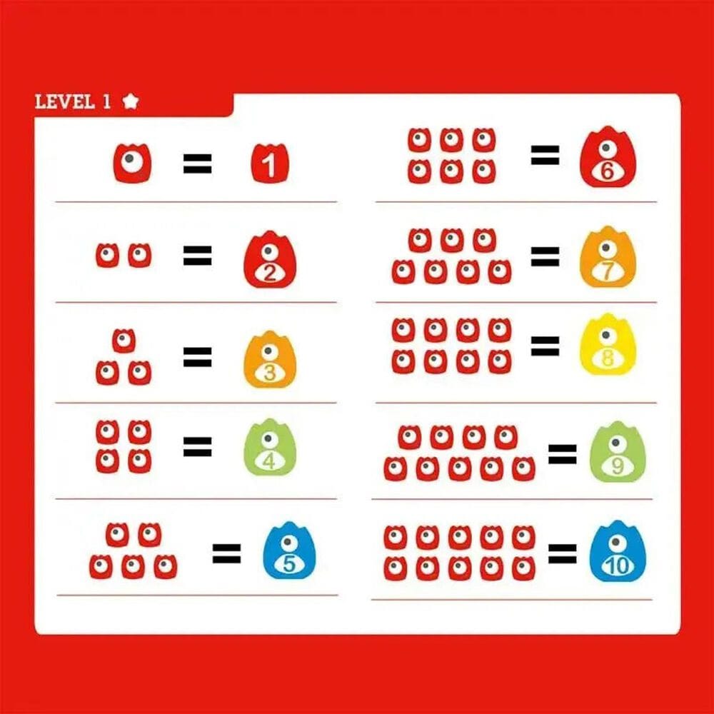 Hape Toys Monster Math Scale in Multicolor, , large