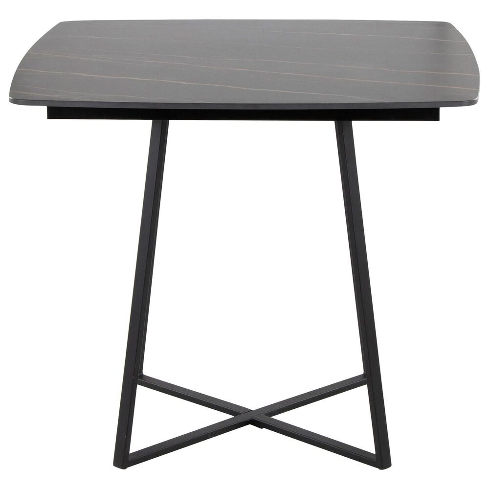 LumiSource Cosmo Square Dinette Table in Black - Table Only, , large
