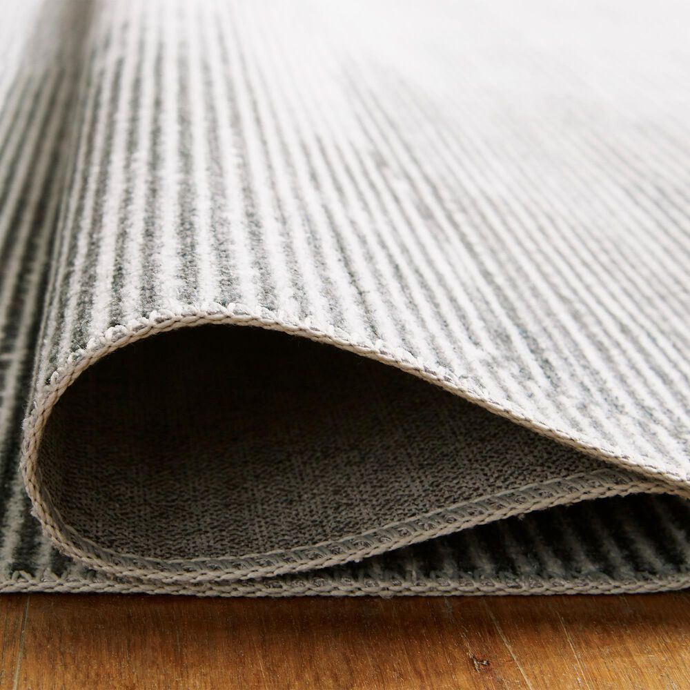 Ashley Milset 5&#39;1&quot; x 6&#39;10&quot; Black, White and Gray Area Rug, , large