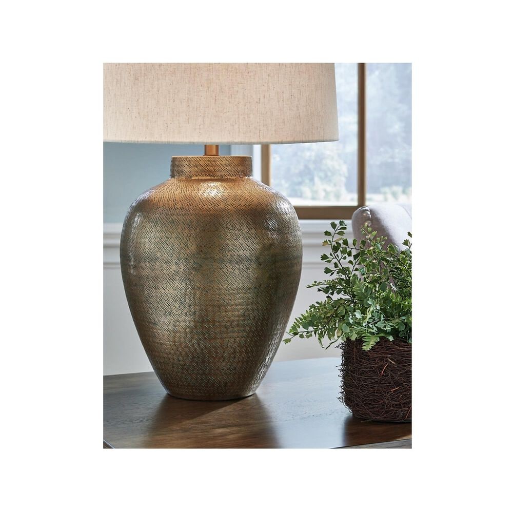 Ashley Madney Metal Table Lamp, , large