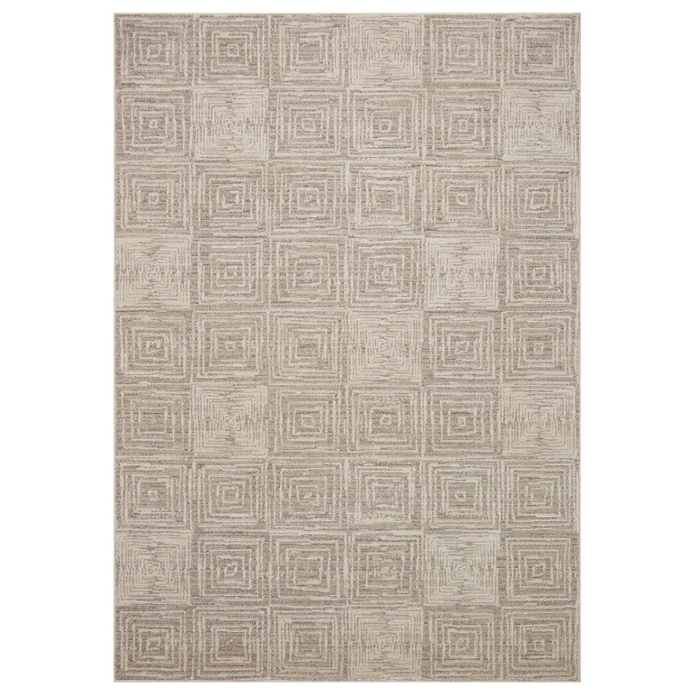 Loloi II Darby 6"7" x 9"3" Beige and Grey Area Rug, , large