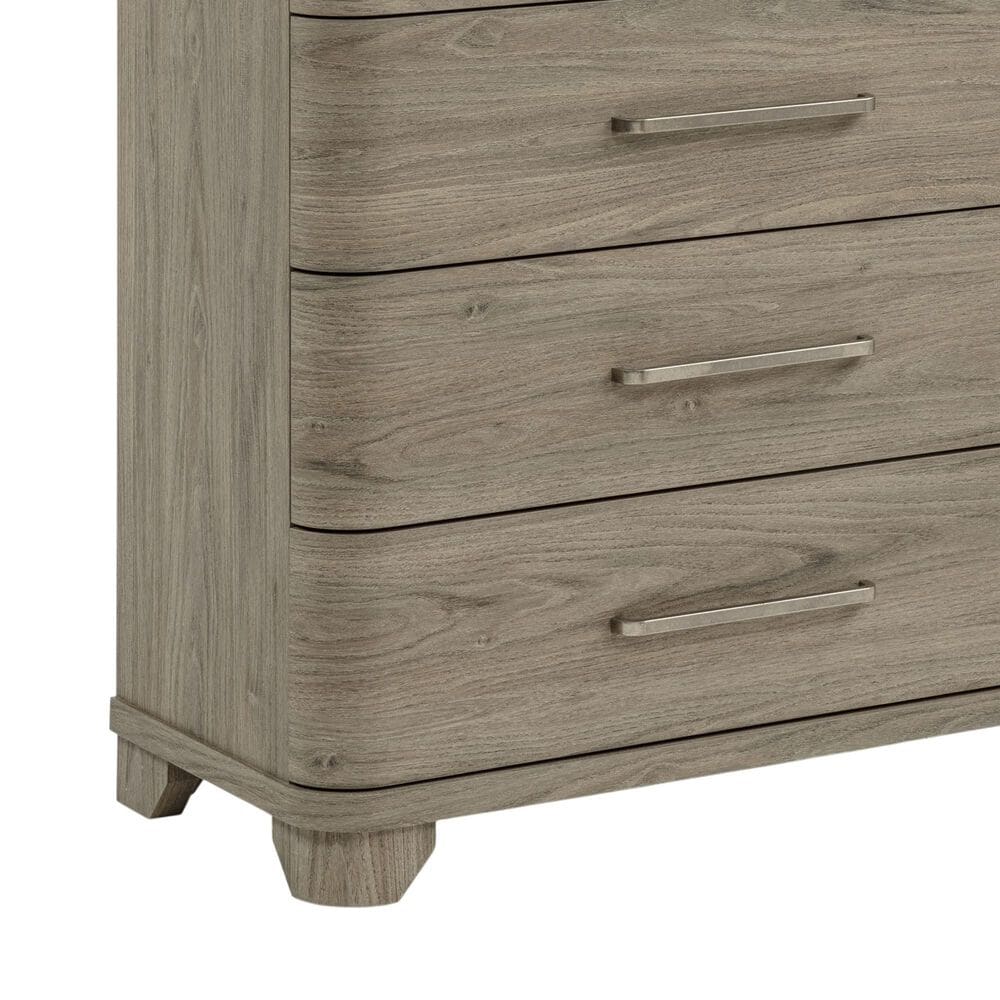 Crown Mark Veranda 5 Drawer Chest in Khaki, , large