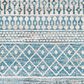 Surya Lavadora LVR2334 6"7" Round Ink Blue, Black, Light Beige and Light Gray Area Rug, , large