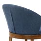 Blue River Arcadia and Juno 5-Piece 48" Dining Set with Blue Cushion in Walnut, , large