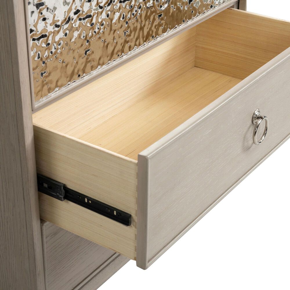 Furniture of America Bashford 5-Drawer Chest in Natural Oak, , large