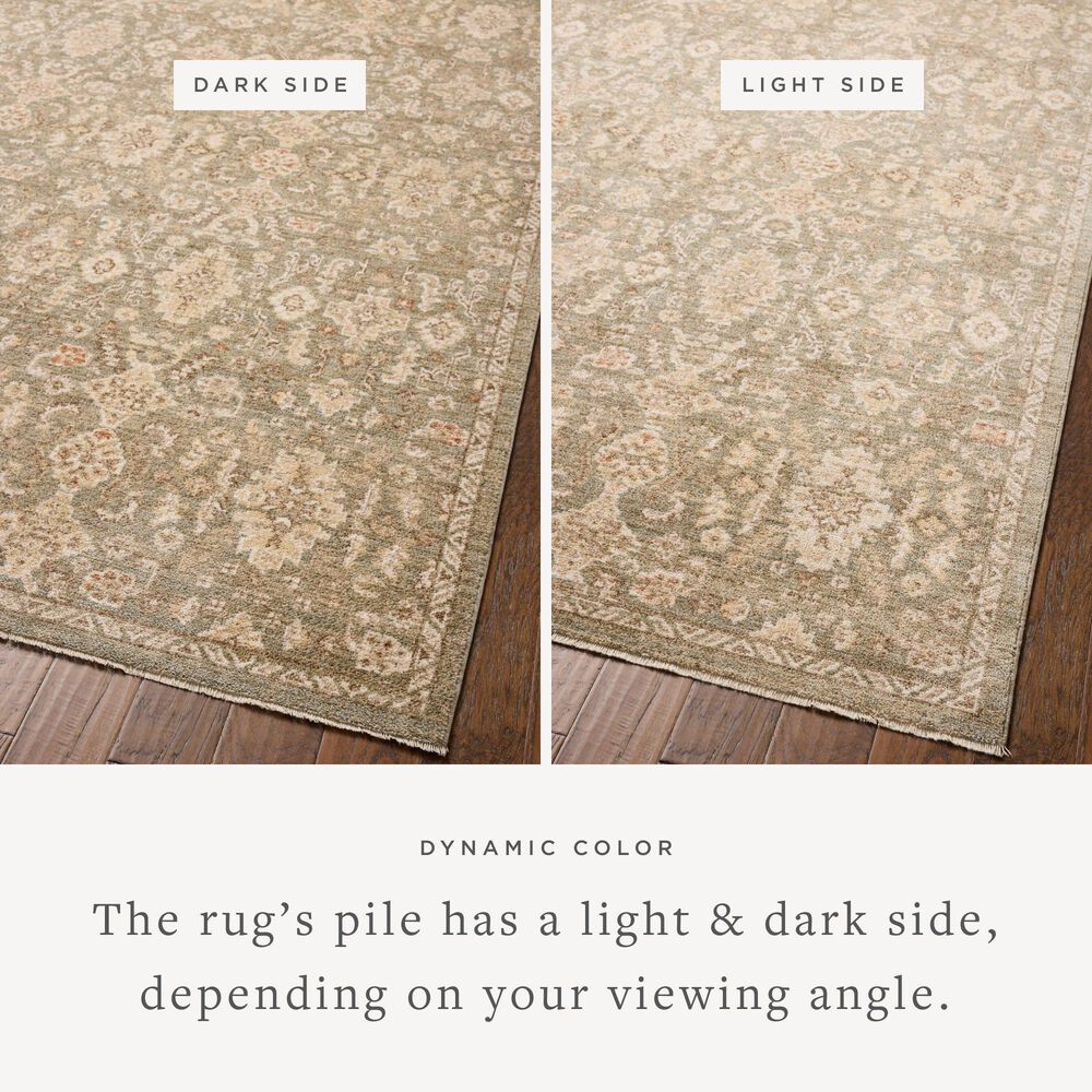 Chris Loves Julia x Loloi Palma Lagoon and Natural 3'6" x 5'6" Area Rug, , large