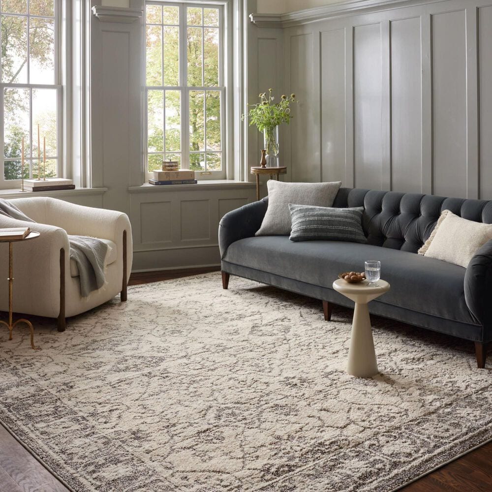 Magnolia Home Gigi Ivory and Stone 7&#39;10&quot; x 10&#39; Area Rug, , large