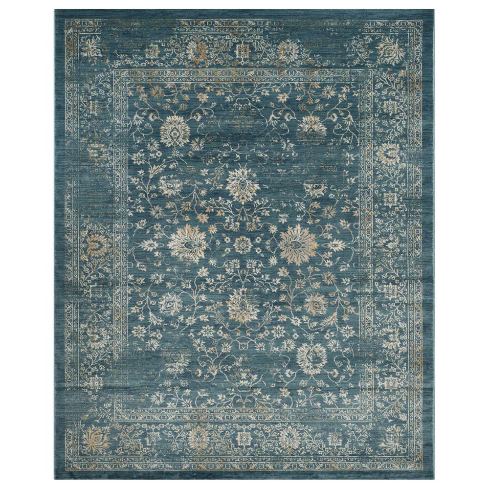 Safavieh Evoke EVK510K 10" x 14" Light Blue and Beige Area Rug, , large