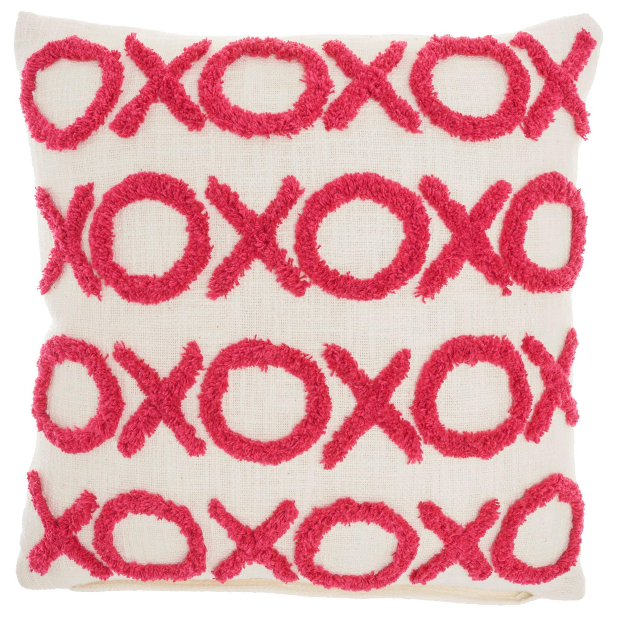 Neon pink online throw pillow