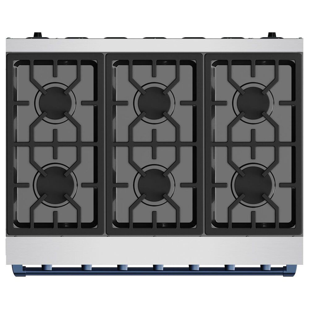Thor Kitchen Gordon Ramsay 6 Cu. Ft. Professional Gas Range with Blue Handle Kit in Stainless Steel, , large