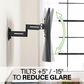 Sanus Advanced Full-Motion 4D and Shift Wall Mount for 19" - 43" TVs in Black, , large