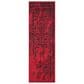 Safavieh Adirondack ADR101F-214 2"6" x 14" Red/Black Runner, , large