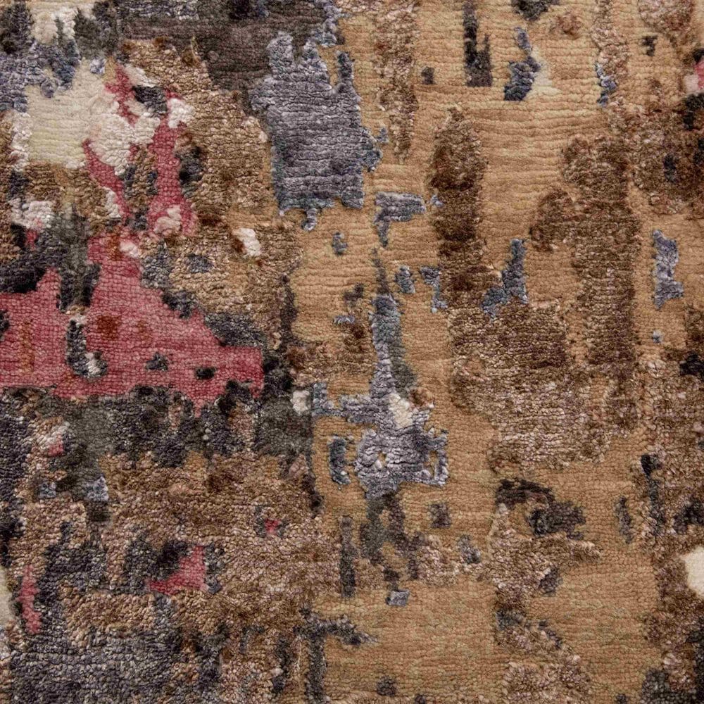RIZZY Evolution Rust, Brown, Silver, Beige and Ivory 10&#39; x 14&#39; Area Rug, , large