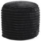 Howard Elliott Shar Pei Tall Pouf in Black, , large