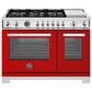 Bertazzoni Professional 7.0 Cu. Ft. Freestanding Dual Fuel Range in Rosso, , large