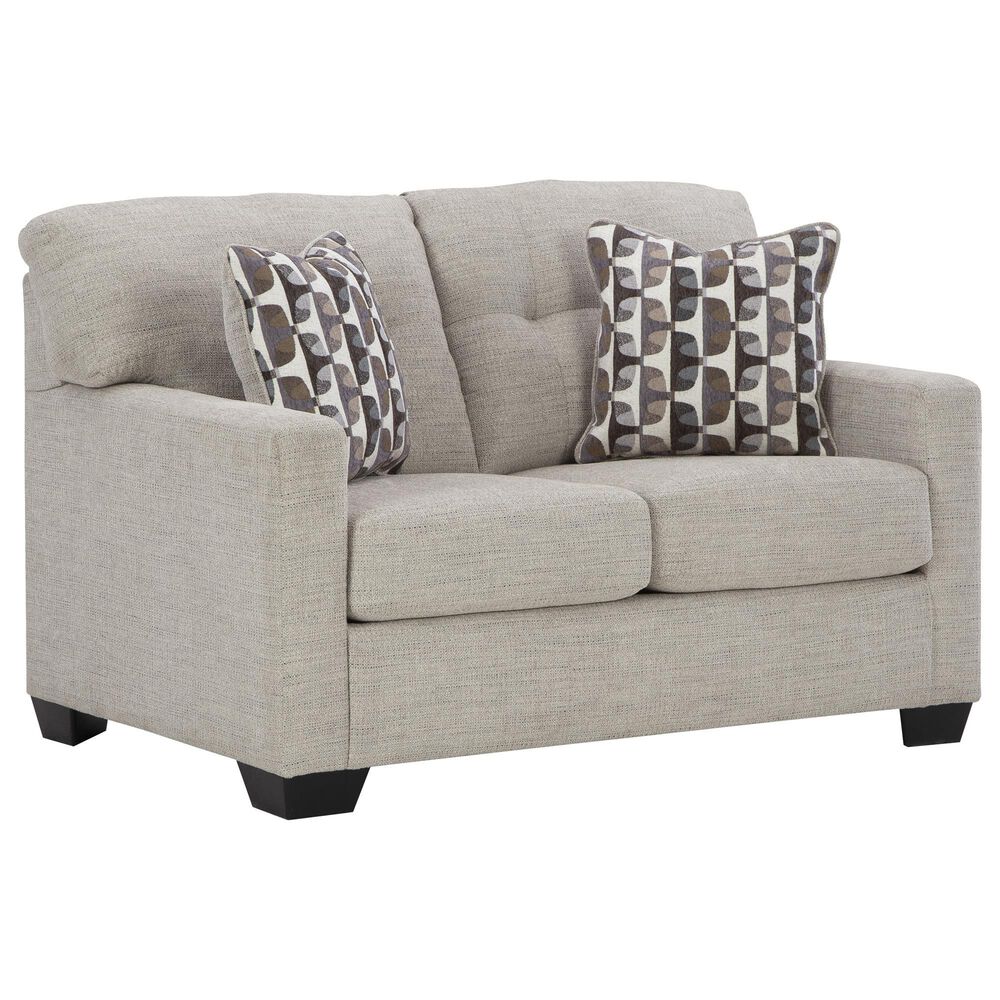 Ashley Mahoney Stationary Sofa and Loveseat Set in Pebble, , large