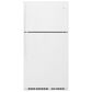 Whirlpool 21 Cu. Ft. 33" Wide Top-Freezer Refrigerator with LED Interior Lighting in White, , large
