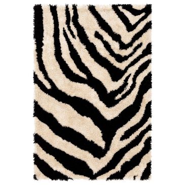 Surya Gibraltar GIB-2305 8"10" x 12" Black and Cream Area Rug, , large