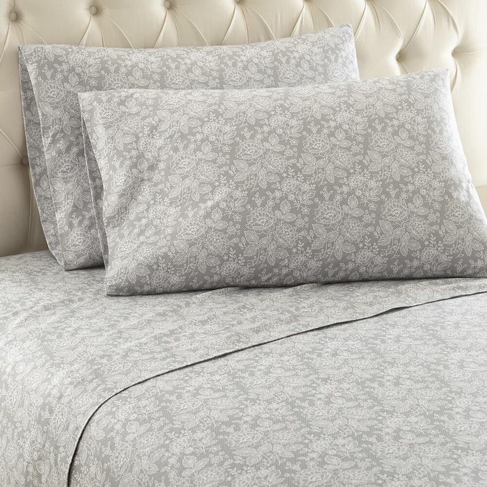 Shavel Home Products Twin Sheet Set in Enchantment Gray, , large