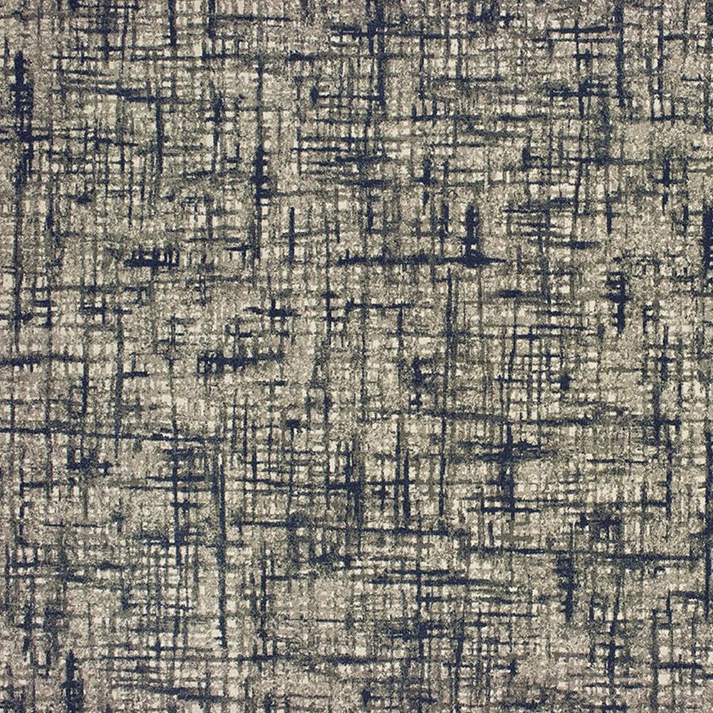 Nourison Richmond 802K3 7&#39;10&quot; x 10&#39;10&quot; Grey and Navy Area Rug, , large