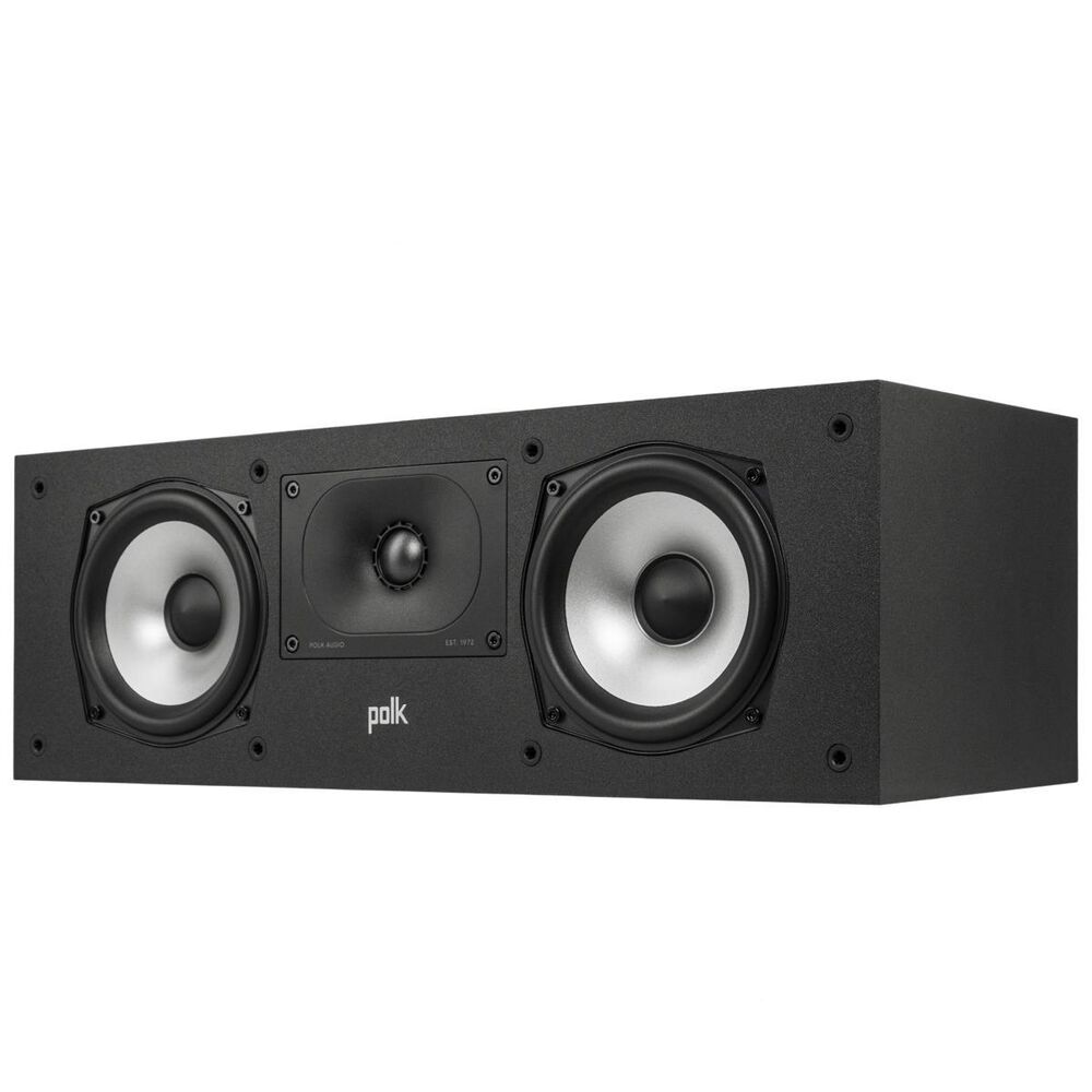 Polk Audio Hi-Res Center Channel Speaker in Black (Each), , large