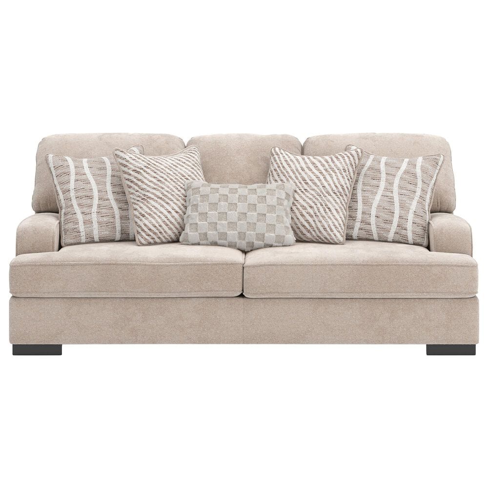 Ashley High Profile Stationary Sofa in Taupe, , large