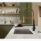 Kohler Tone Semi Professional Pull-Down Kitchen Sink Faucet in Matte Black and Modern Brass, , large