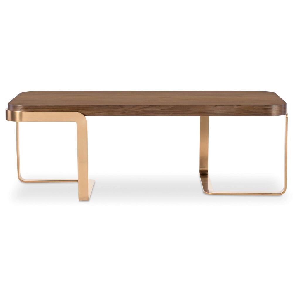 Hooker Furniture Eleana Cocktail Table in Light Caramel and Sunlit Bronze, , large