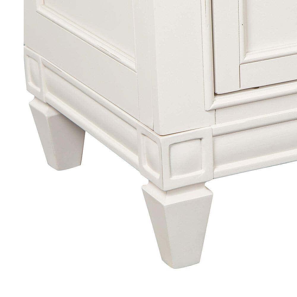 Nicolette Home Willowbrook King Storage Bed with Upholstered Headboard with Dresser and Nightstand in Egg Shell White, , large