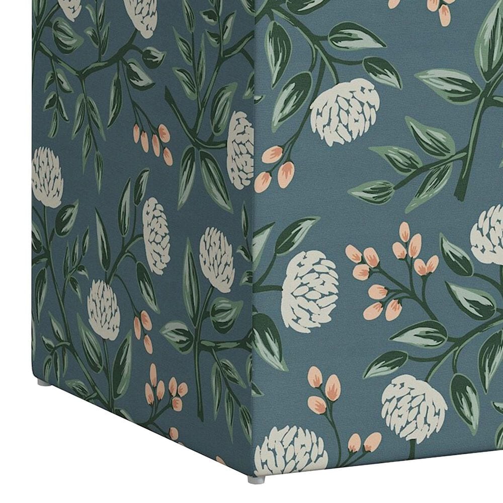 Rifle Paper Co Crafted by Cloth &amp; Company Willie Storage Bench in Peonies Emerald, , large