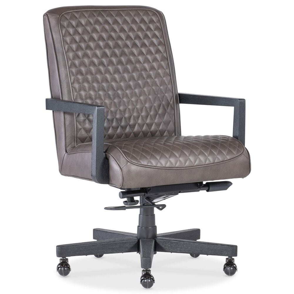 Hooker Furniture Shadow Swivel Tilt Executive Desk Chair in Ankur Dark Brown, , large