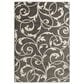Central Oriental Terrace Tropic Macala 8"8" x 11"10" Stone and Snow Area Rug, , large